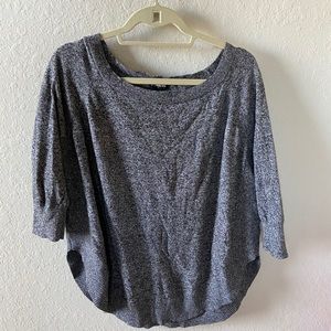 Express grey 3/4 Sweater